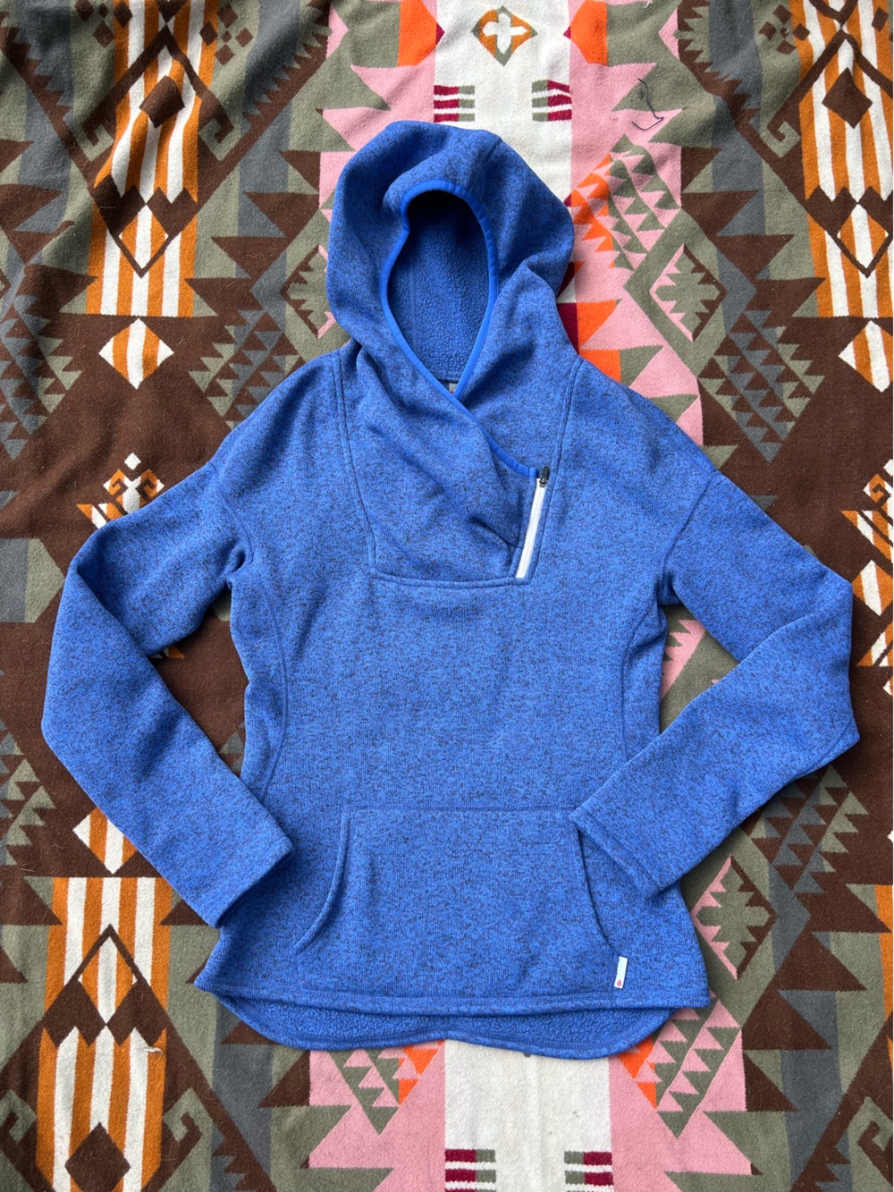 Stio Sweetwater Hoodie
Womens Small Blue 1/4 Zip
Fleece Thumbholes Hiking